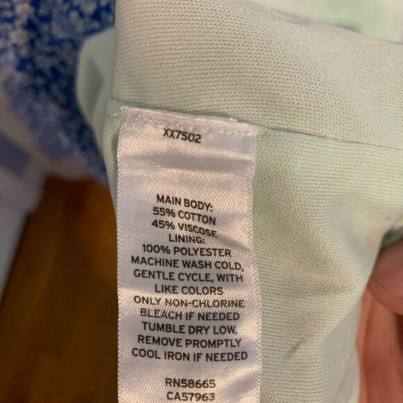 BP Size Medium Blue and White Floral Midi Dress - Picture 3 of 4